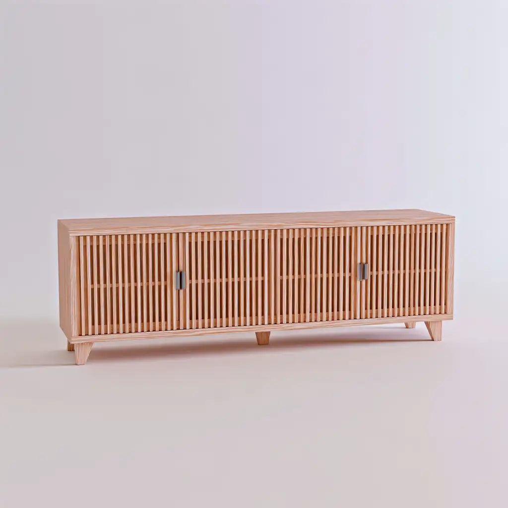 Credenza dal design essenziale, bianco, per la casa